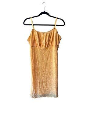 5/$25 Forever 21 Yellow Dainty Floral Mini Dress